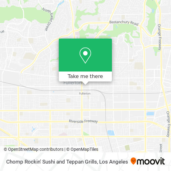 Mapa de Chomp Rockin' Sushi and Teppan Grills