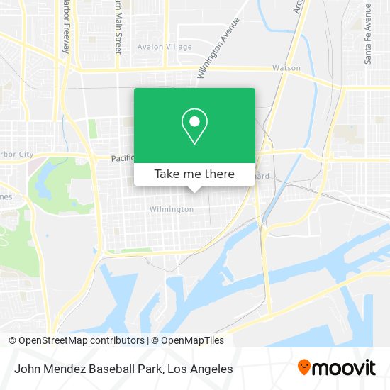 Mapa de John Mendez Baseball Park
