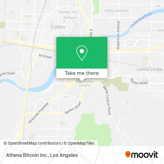 Mapa de Athena Bitcoin Inc.