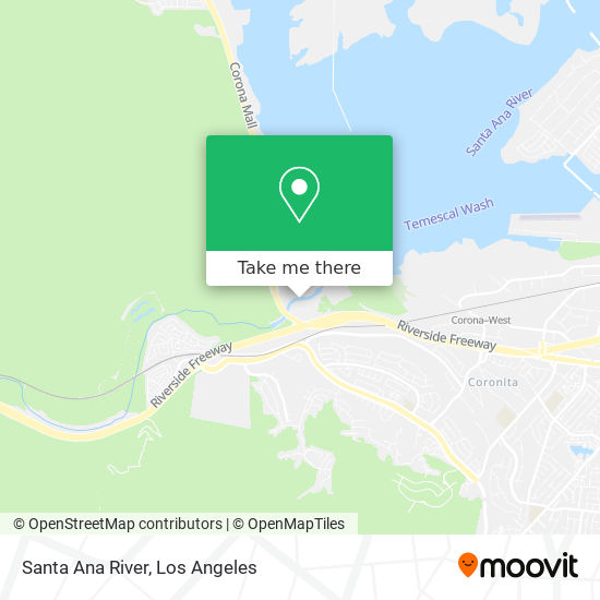 Mapa de Santa Ana River