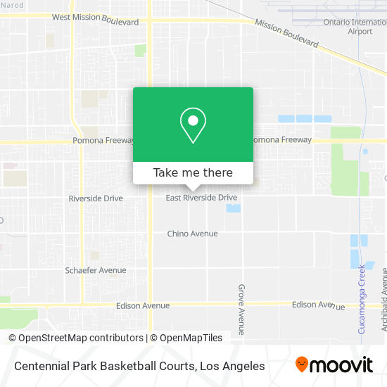 Mapa de Centennial Park Basketball Courts