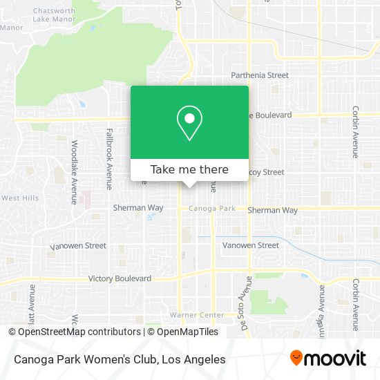 Mapa de Canoga Park Women's Club