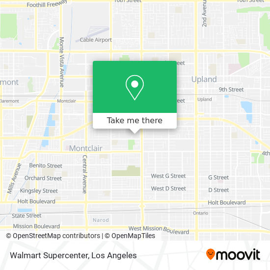 Mapa de Walmart Supercenter