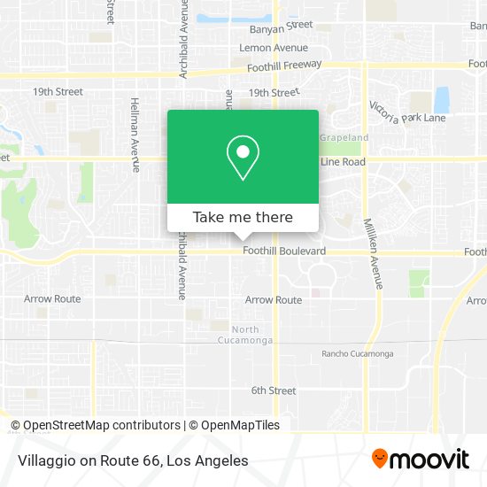 Villaggio on Route 66 map