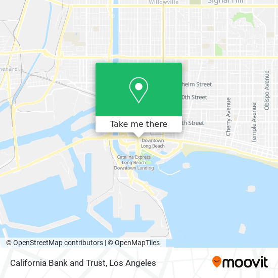 Mapa de California Bank and Trust