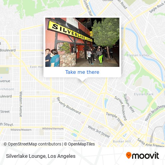Silverlake Lounge map