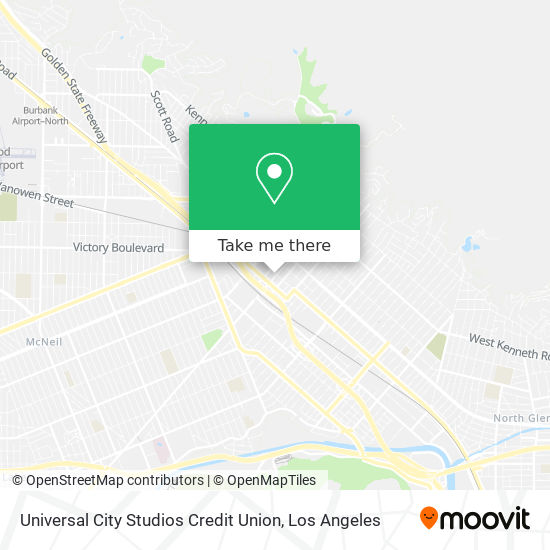 Universal City Studios Credit Union map