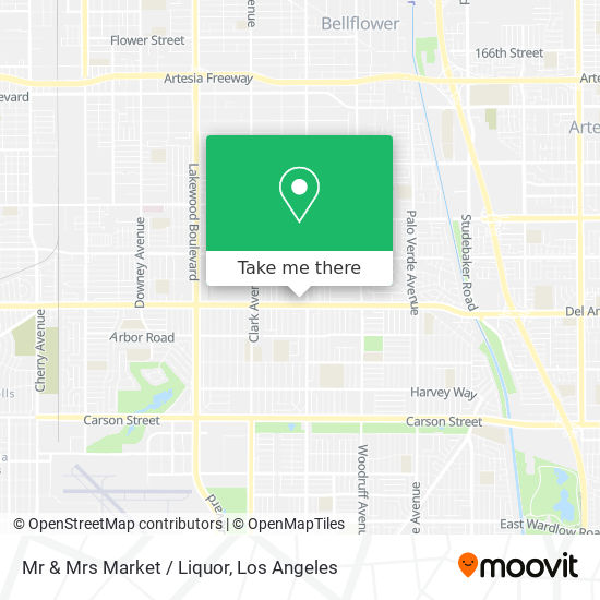 Mr & Mrs Market / Liquor map