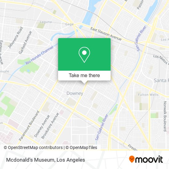 Mcdonald's Museum map