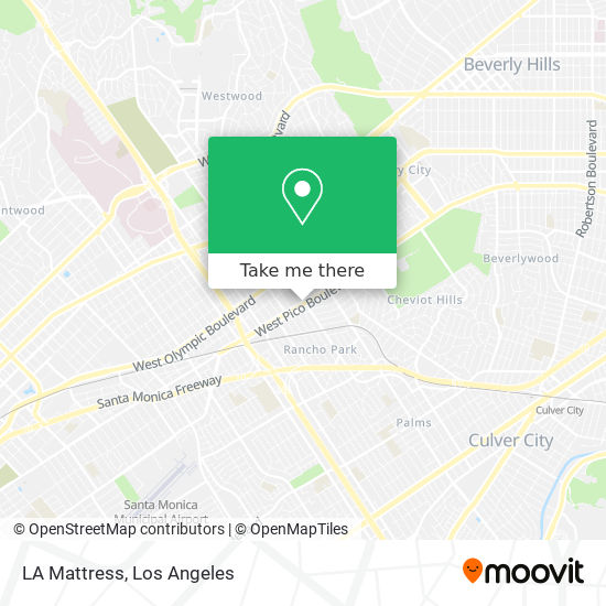 Mapa de LA Mattress