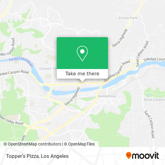 Topper's Pizza map