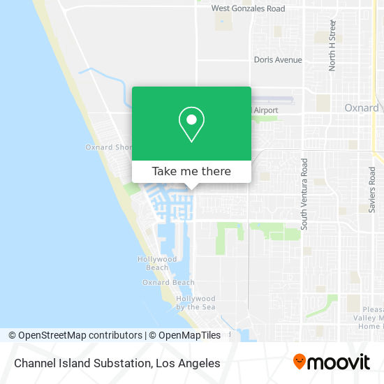 Channel Island Substation map