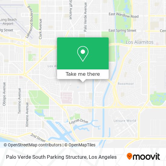 Mapa de Palo Verde South Parking Structure