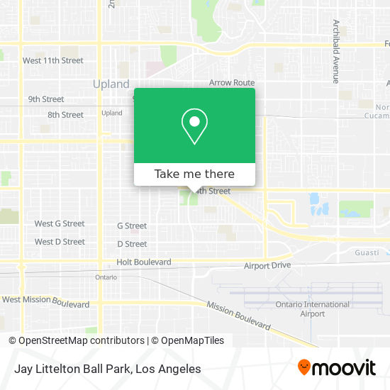 Jay Littelton Ball Park map