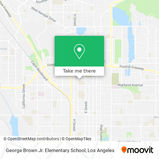 George Brown Jr. Elementary School map