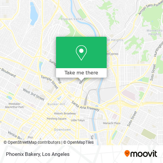 Phoenix Bakery map