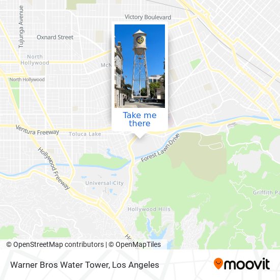 Warner Bros Water Tower map