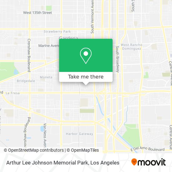 Arthur Lee Johnson Memorial Park map