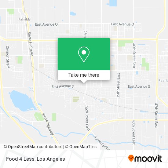 Food 4 Less map