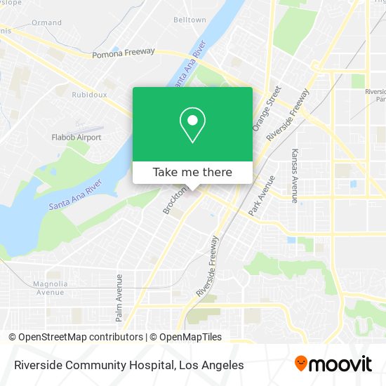 Mapa de Riverside Community Hospital