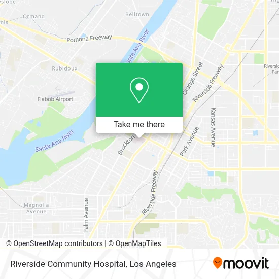 Riverside Community Hospital map