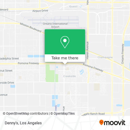 Denny's map