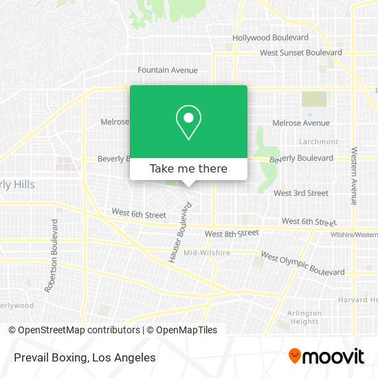 Prevail Boxing map