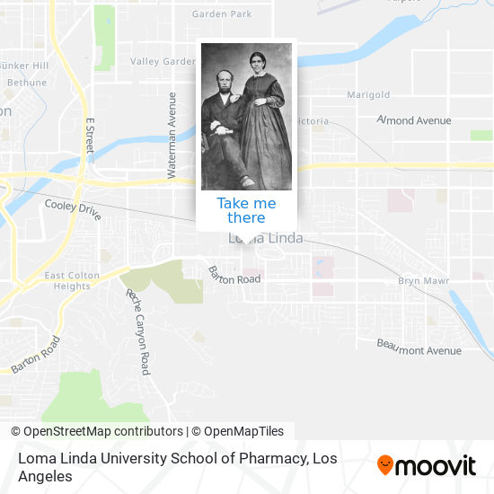 Mapa de Loma Linda University School of Pharmacy