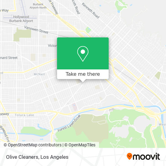 Olive Cleaners map