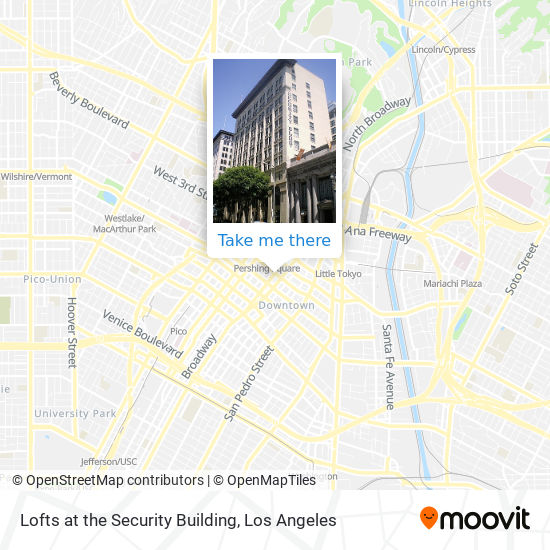 Mapa de Lofts at the Security Building