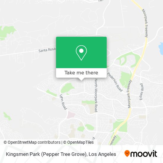 Mapa de Kingsmen Park (Pepper Tree Grove)