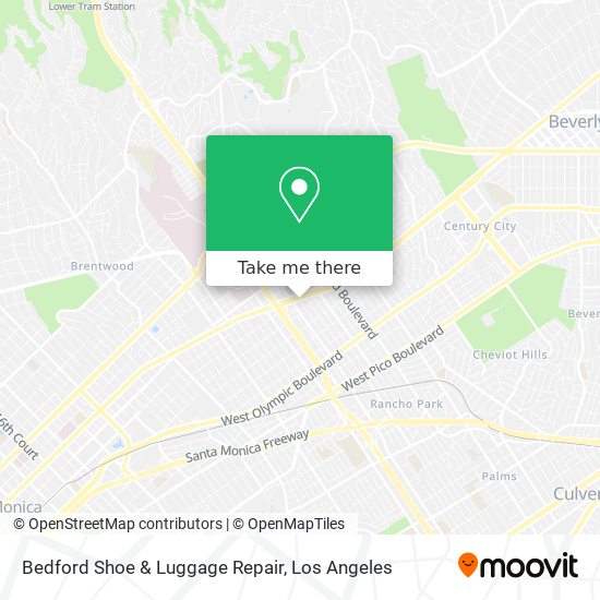 Bedford Shoe & Luggage Repair map