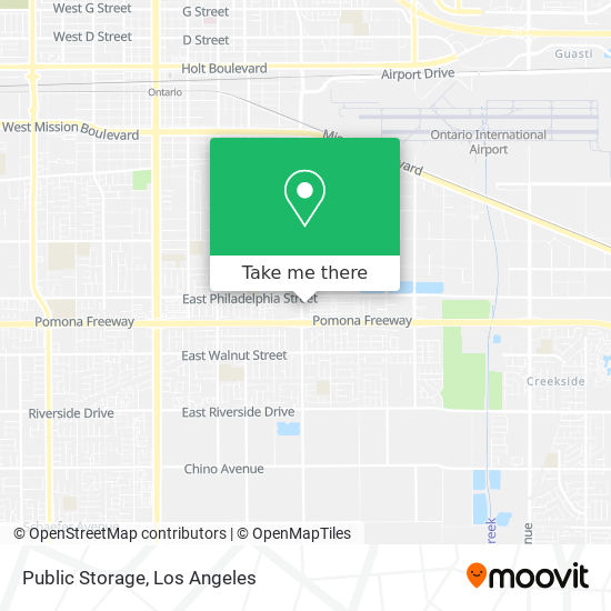 Public Storage map