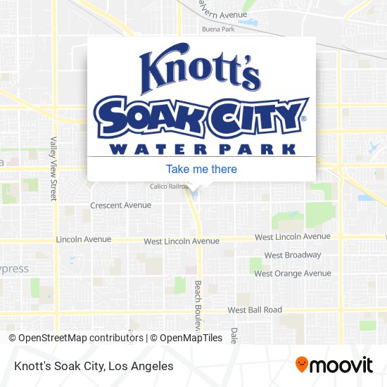 Knott's Soak City map