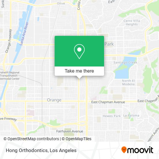 Hong Orthodontics map