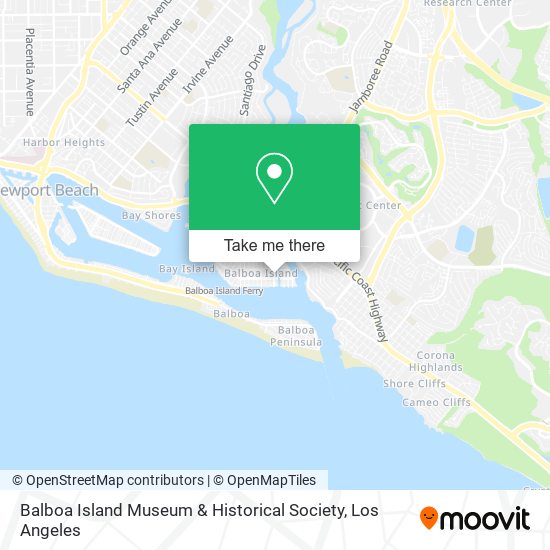 Balboa Island Museum & Historical Society map