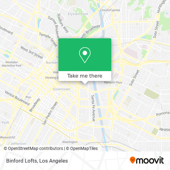 Mapa de Binford Lofts