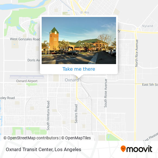 Mapa de Oxnard Transit Center