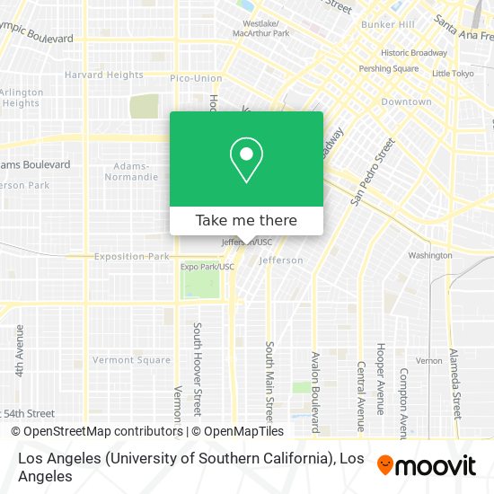 Mapa de Los Angeles (University of Southern California)
