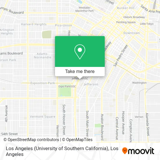 Los Angeles (University of Southern California) map
