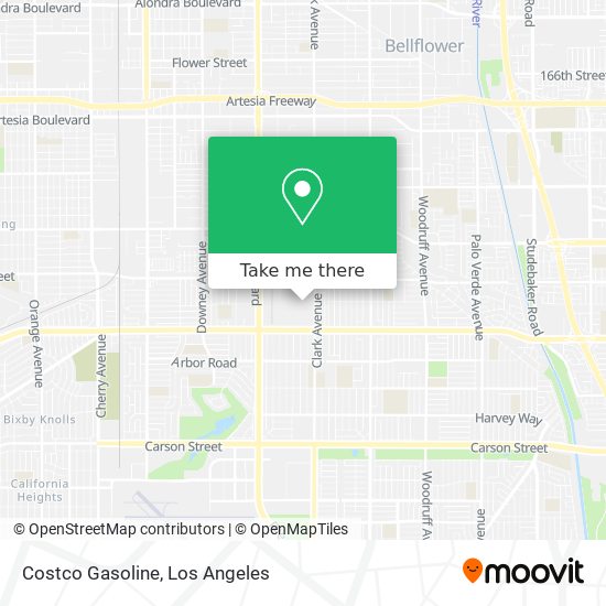 Mapa de Costco Gasoline