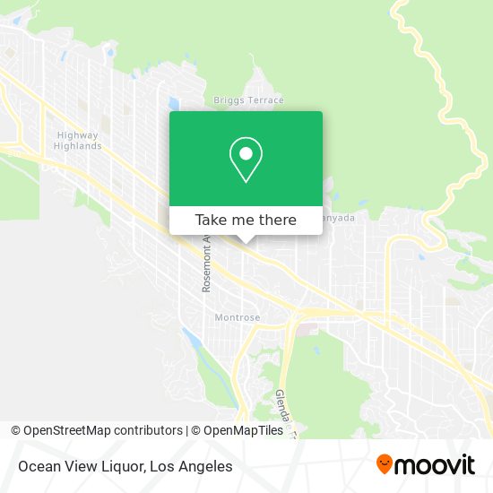 Ocean View Liquor map