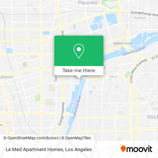 Le Med Apartment Homes map