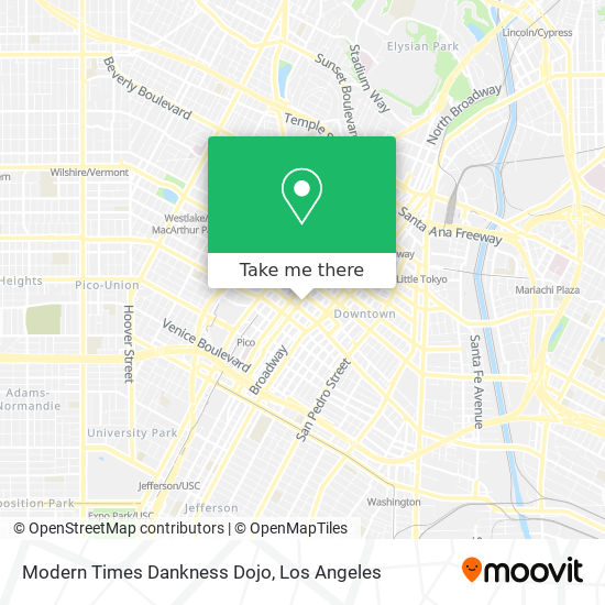 Modern Times Dankness Dojo map