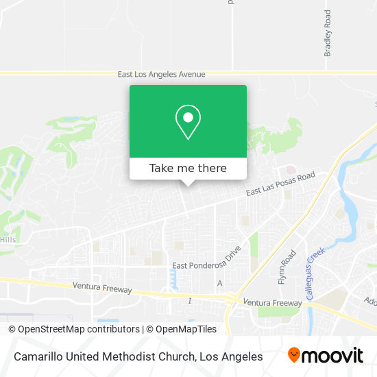 Camarillo United Methodist Church map