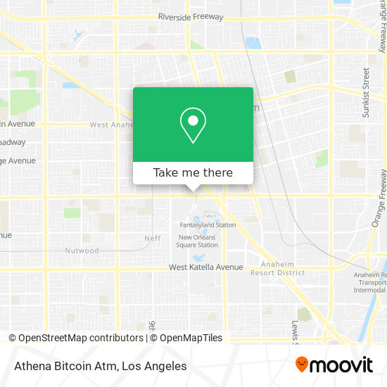 Athena Bitcoin Atm map