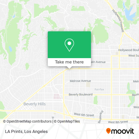 LA Prints map