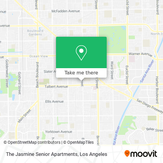 Mapa de The Jasmine Senior Apartments