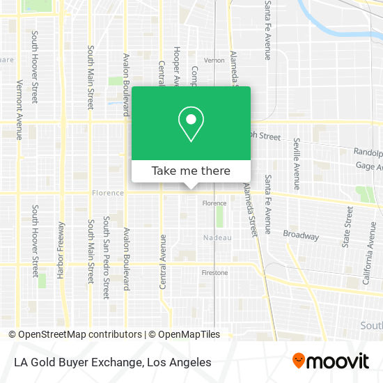 LA Gold Buyer Exchange map