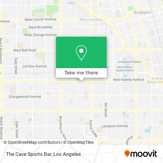 Mapa de The Cave Sports Bar
